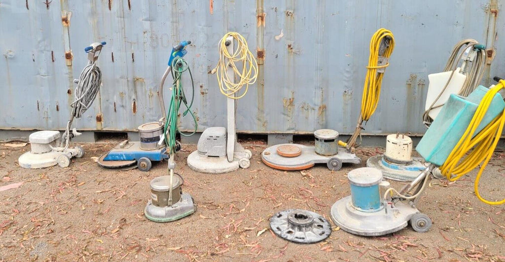 Lot of 7 Pcs Electric Floor Scrubber Buffer Polisher Polishing Buffing Machine