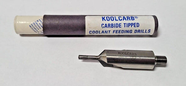 KoolCarb Carbide Tipped Coolant Feeding Drill Bit NHLT 453-1 750 x .1885