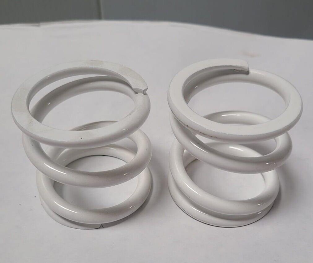Lot of 2 Works Performance Shock Compression Springs 2.3" Long 500Lbs .283 Wire