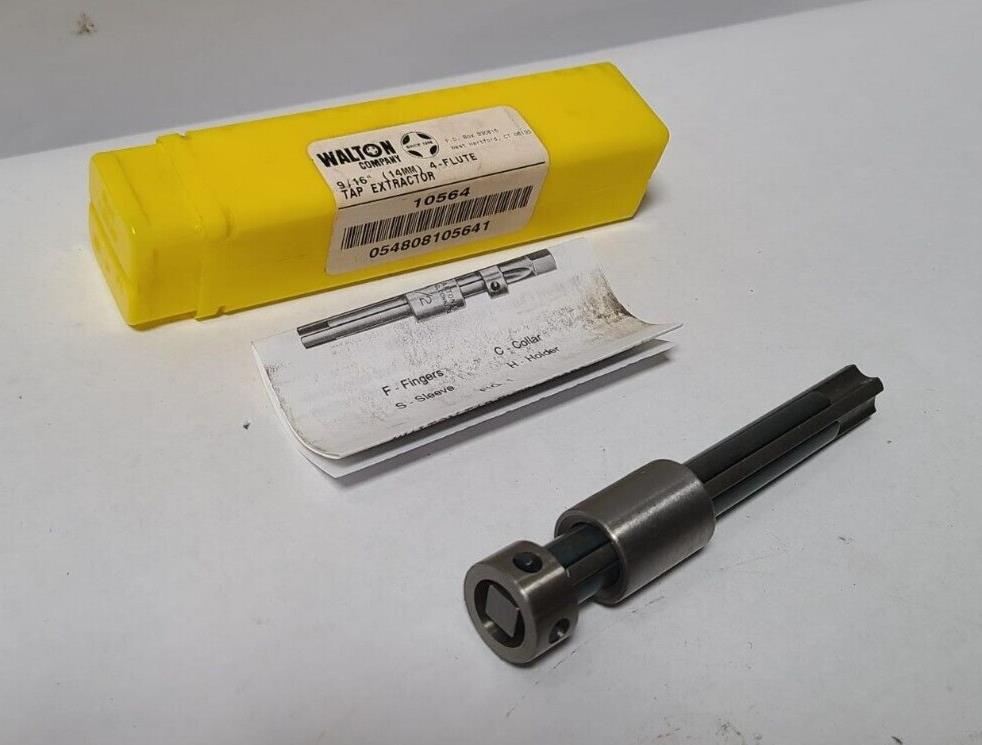 Walton Tap Extractor 9/16" 14 MM 4 Flute USA Tool Brand New