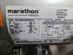 Vacuum Pump Air Compressor MARATHON 5KC46KN0255AX 5KH33GN293KX Motor Tank