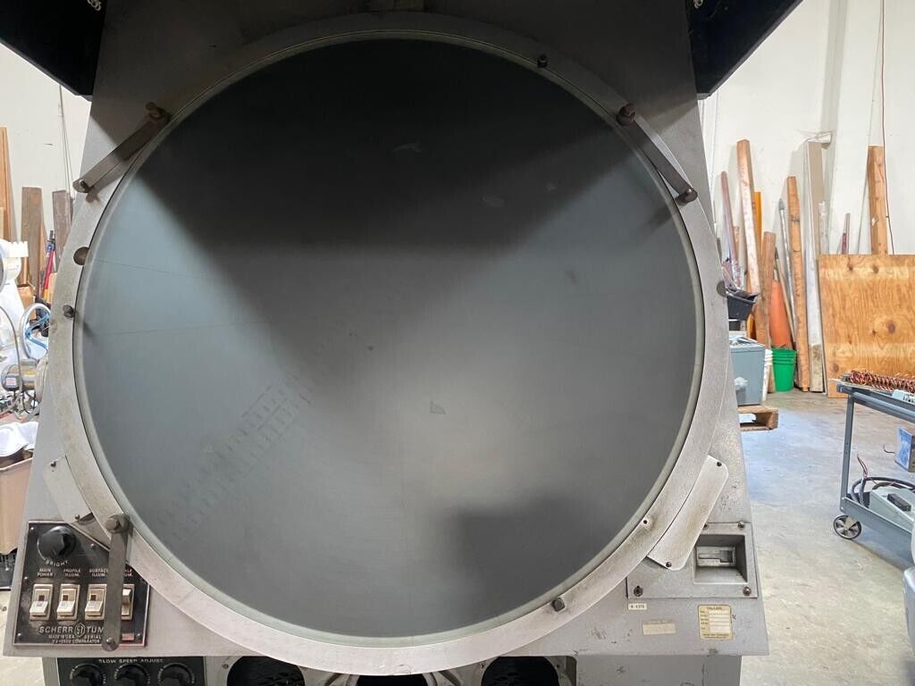 30″ Glass Screen For Comparator Optic Scherr Tumico