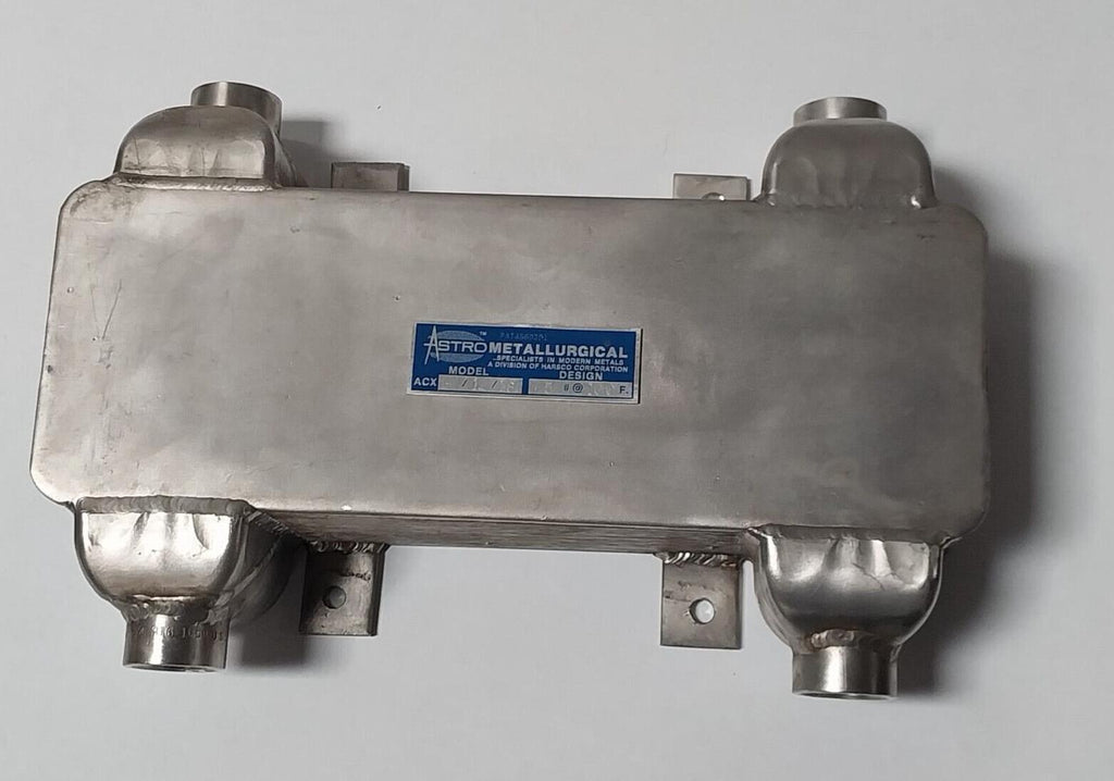 Astro Metallurgical ACX 4/12/18 Heat Exchanger 75 PSIG @ 100F Rating