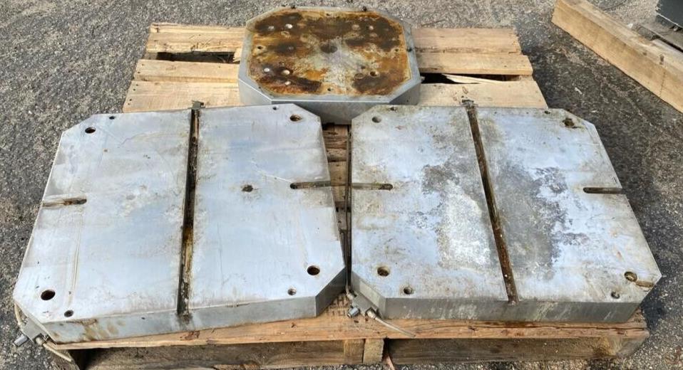 Aluminum Plate 25 x 25 x 3 for CNC Horizontal & Vertical Machining Center Pallet