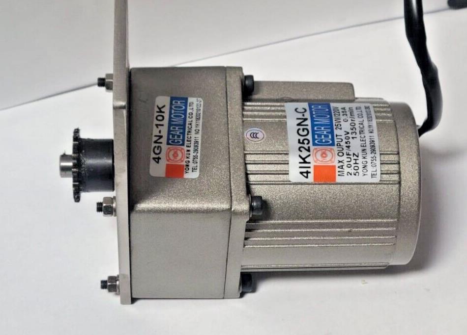 Yongkun Electrical 4IK25GN-C Gear MOTOR 4GN-10K gear head