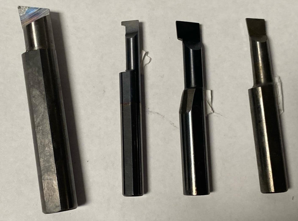 4 Solid Carbide Boring Bar Lathe Mill Machinist Tool (1) 1/2 (2) 3/8 (1) 5/16