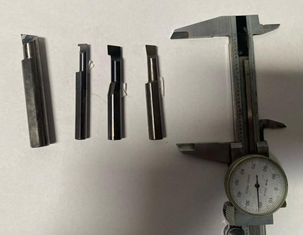 4 Solid Carbide Boring Bar Lathe Mill Machinist Tool (1) 1/2 (2) 3/8 (1) 5/16
