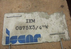 ISCAR IEM 0875 X 3/4'' W INDEXABLE END MILL UNIT CARBIDE INSERTS TOOL HOLDER