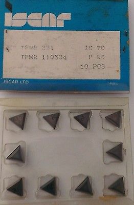 ISCAR TPMR 231 IC 70 P 20 Carbide Inserts 10 Pcs Lathe Turning Mill Tools New