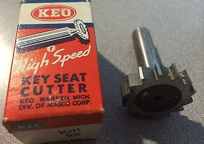 KEO High Speed 1011 Woodruff Key Seat Cutter 1 3/8" x 5/16" x 2 5/16" Brand New