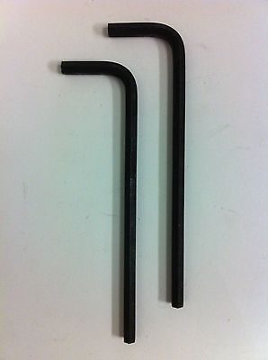 Holo Krome 2 Long Arm Allen Wrenches L-Shaped Hex Keys 5mm Made in USA