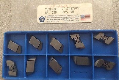 TGI TLTF 3L K20 C2B Lathe Grooving Carbide Inserts 10 Pcs Tools New