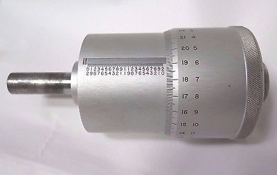 Boeckeler Instruments Aluminum Micrometer Head 6829 Range 0-2" Very Clean
