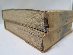 Lot 100 Carborundum Abrasives Fastcut Finishing Paper 9x11 40 Grit Garnet 10883