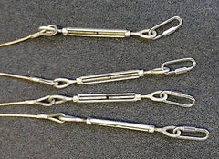 Lot of 4 Tie Down Strap Tension Tailgate Cable Pick Up Truck 67” New 8mm 1760 lb