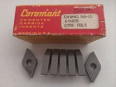 7 Pcs SANDVIK Coromant DNMG 542 15 1025 022 Lathe Carbide Inserts Tools New