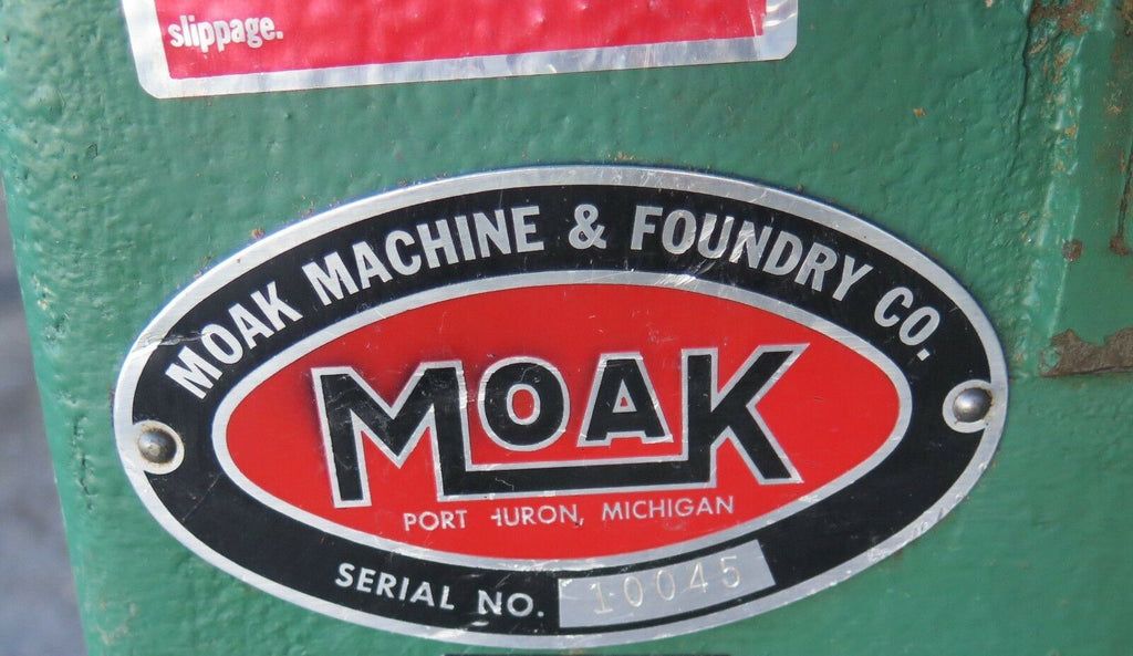 MOAK Machine Woodworking Shaper 7.5HP Baldor Motor Single Spindle Local Pickup