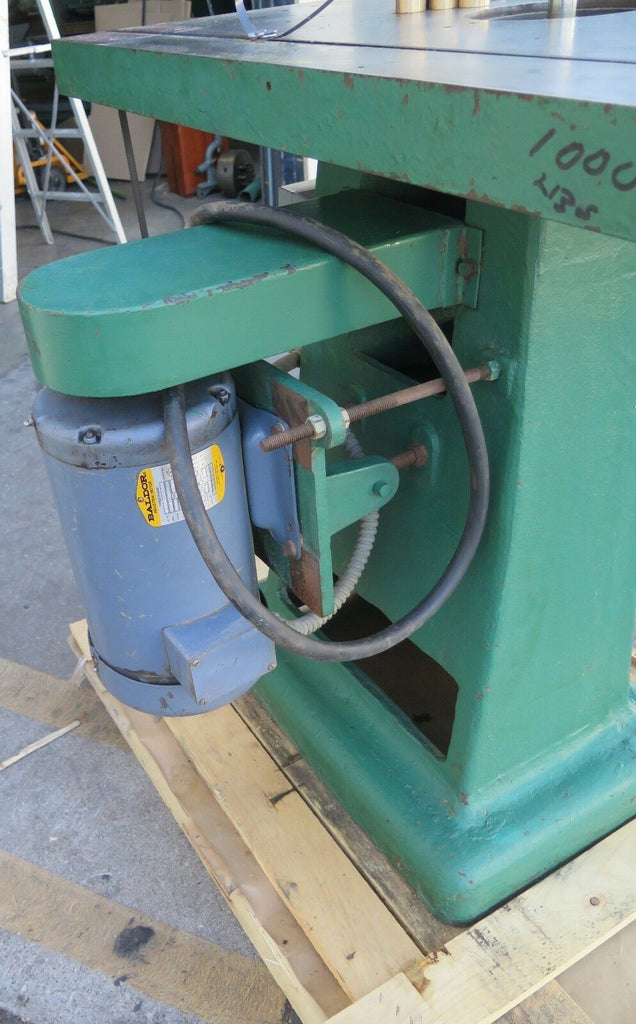 MOAK Machine Woodworking Shaper 7.5HP Baldor Motor Single Spindle Local Pickup