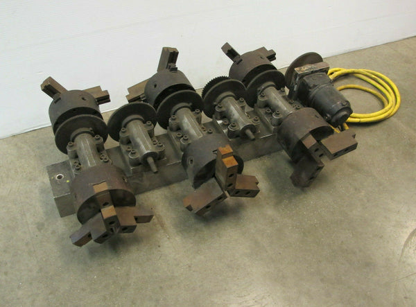 Multi Station Rotary Fixture With 6 Chucks for Electron Beam Welder Motorized