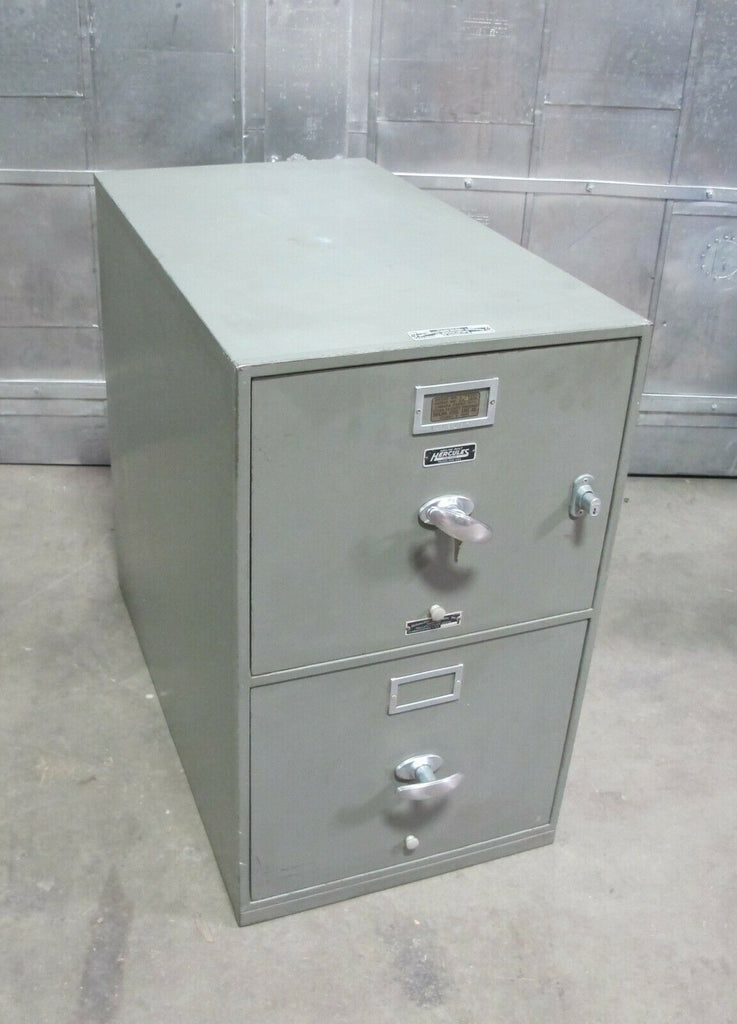 HERCULES Fire Insulated Container Safe Vault F2-ND 2 Drawer File Cabinet 1 Hour