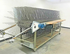 M&M Research Engineering Screen Printing Motorized Drying Racks Trays Shelves