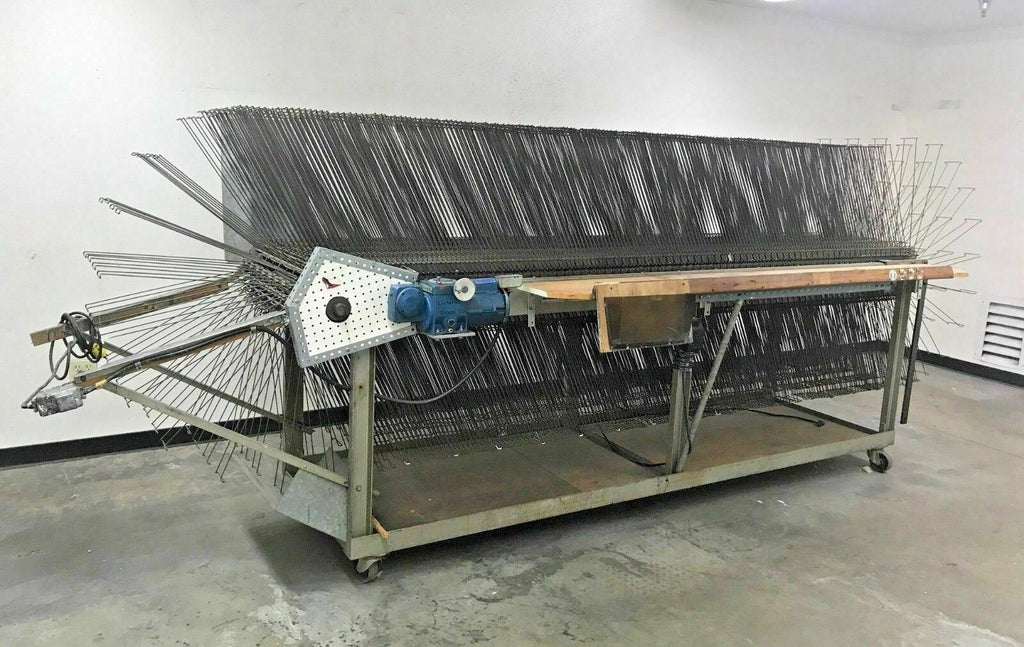 M&M Research Engineering Screen Printing Motorized Drying Racks Trays Shelves