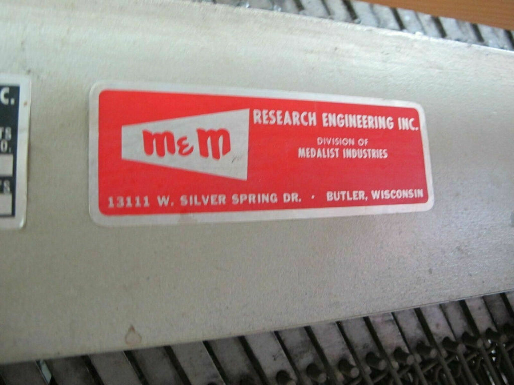 M&M Research Engineering Screen Printing Motorized Drying Racks Trays Shelves