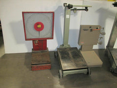Lot of 4 Vintage Scales TOLEDO DETECTO GENERAL ACCUCOUNT 1000 LB No Reserve