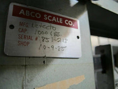 Lot of 4 Vintage Scales TOLEDO DETECTO GENERAL ACCUCOUNT 1000 LB No Reserve