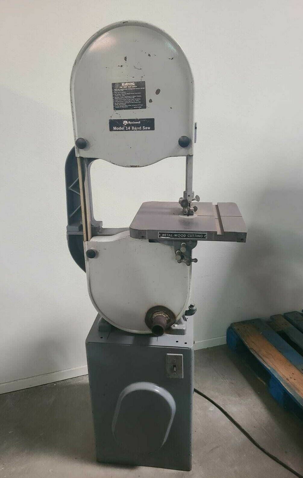 Rockwell 28300 14" Metal Cutting Vertical Band Saw