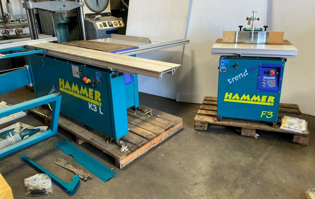 Hammer F3 Wood Shaper Sliding Table Spindle Modular New
