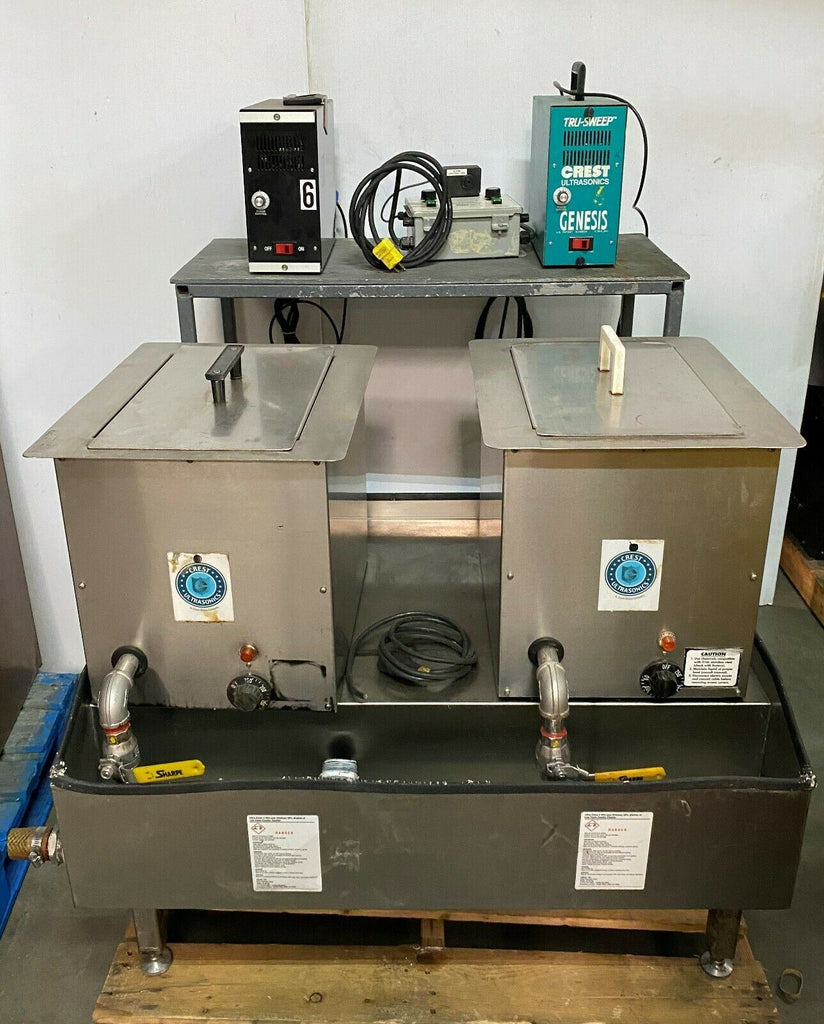 Crest Ultrasonic Cleaner Model 4HT-1014-6 Genesis Ultrasonic Generator 4G-500-6