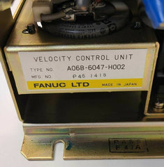 Fanuc Servo Board A20B-0009-0320/10D Velocity Control Unit A06B-6047-H002