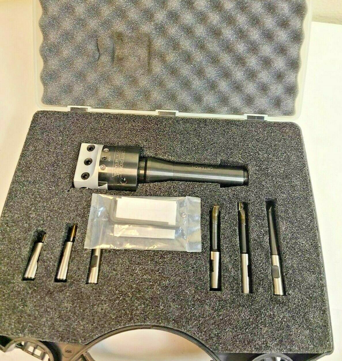CRITERION 1100A 2" BORING BAR HEAD COMBO PACKAGE SET Bridgeport R8 7/