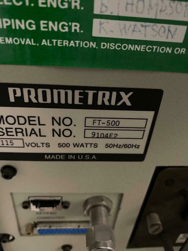 Premium Desktop 386SX/16 Prometrix CTC/FT FT-500 FT-530 Film Thickness Probe