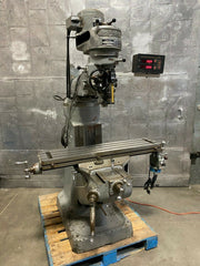 Bridgeport Vertical Mill Milling Machine 9 x 42 Digital Read Out Power Feed
