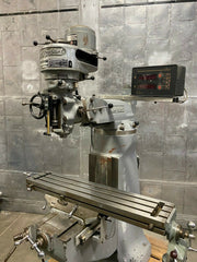 Bridgeport Vertical Mill Milling Machine 9 x 42 Digital Read Out Power Feed