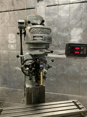 Bridgeport Vertical Mill Milling Machine 9 x 42 Digital Read Out Power Feed