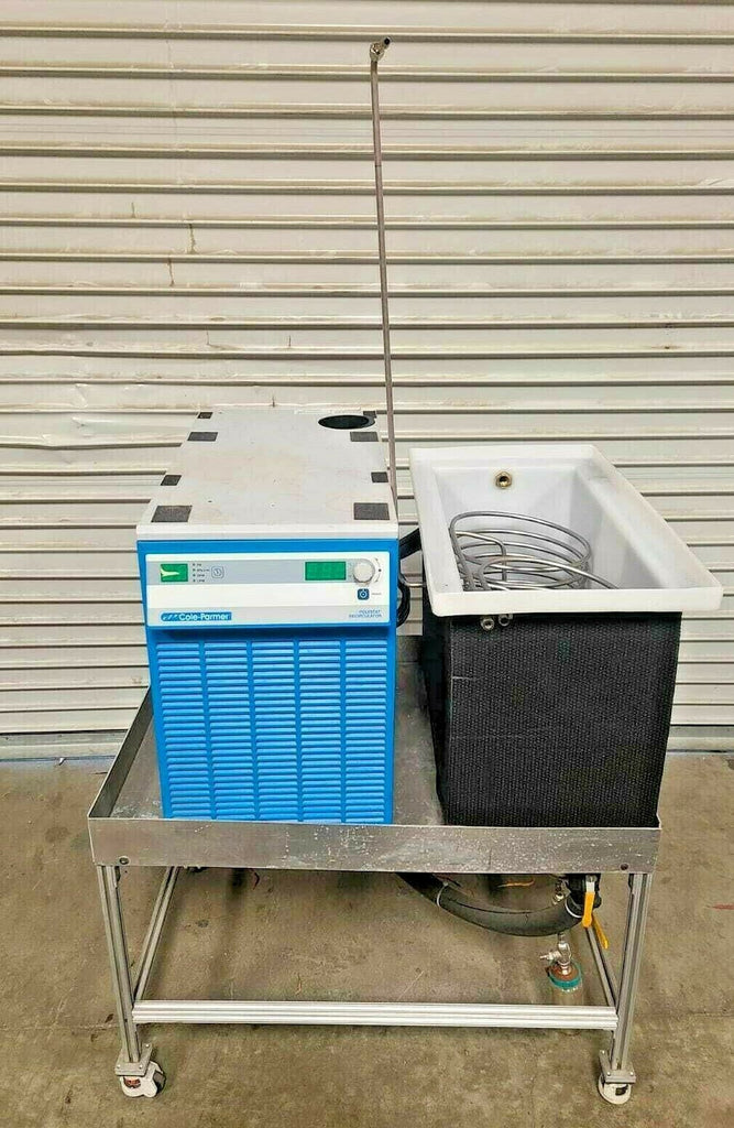 Cole Parmer 6360M 11C110B RS-232 Recirculating Water Chiller With Tank