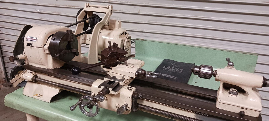 6 x 18 CRAFTSMAN ATLAS Bench Lathe with Threading Tooling 110 Volt