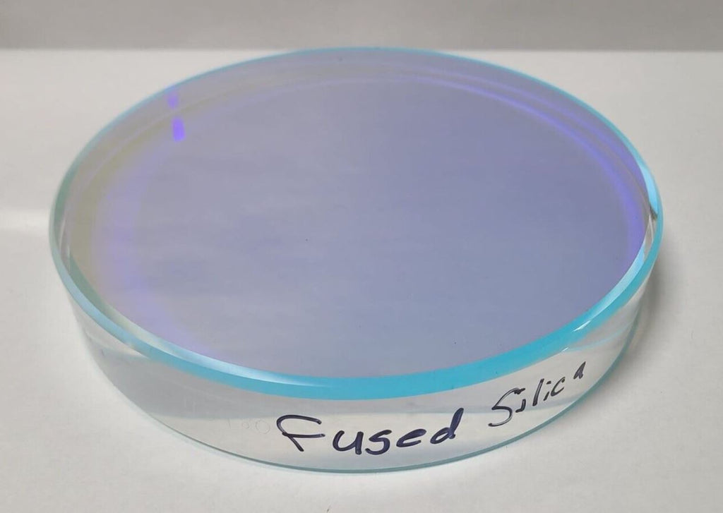 8" Optical Flat Fused Silica Very Nice