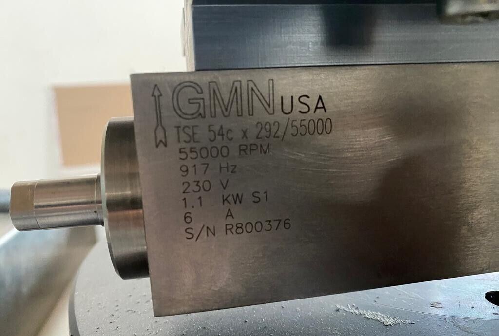 GMN USA TSE 54c x 292/55000 55000 RPM High Speed Grinding Motor Spindle