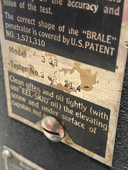 Rockwell Wilson Model 3QR Hardness Tester Machinist Testing Tool