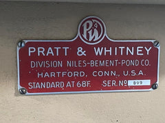 Pratt & Whitney Super Micrometer Measuring Machine 25” Between Centers
