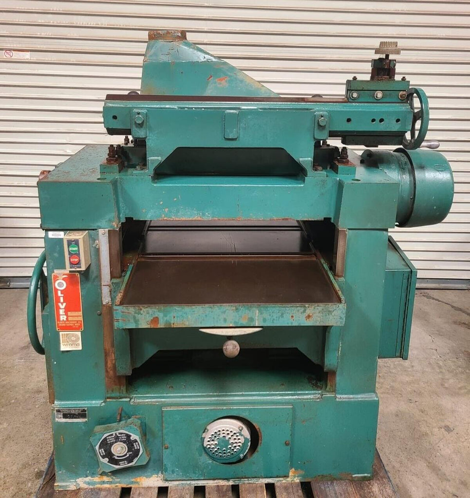 Oliver 299-D 24" Wood Planer Heavy Duty Woodworking Machine