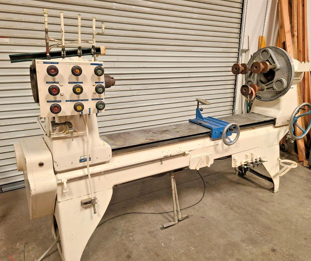 LITTON Model KA Glass Lathe 35” Swing 72” Centers 8” Bore Large Rare Machine Local Pickup