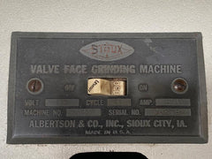 Sioux 645 Valve Face Grinder Grinding Machine Stone Dresser Pilot Set Local Pickup