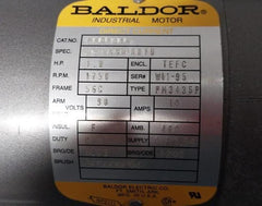 CDP3445 Baldor 1 HP 1750 RPM 90VDC DC Motor