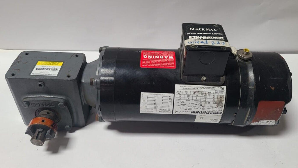 Marathon Electric 56H17T5302D P Motor 4 Pole 1725 rpm 230/460 V Boston Gear 100