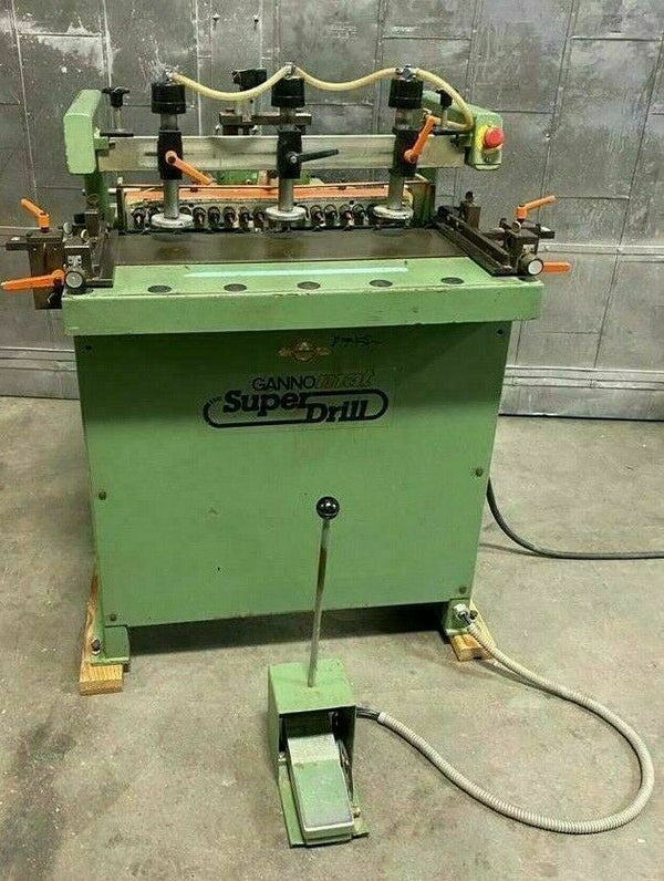 Dowel Drilling Machine GANNER 300 Multi-Spindle Gannomat Super Drill 19 Drills Local Pickup